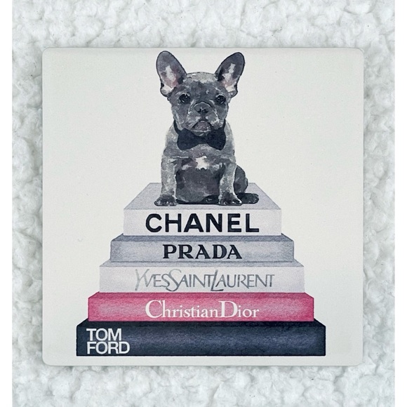 Amanda Greenwood Other - AMANDA GREENWOOD • Luxury Fashion Brand Frenchie Ceramic Coaster